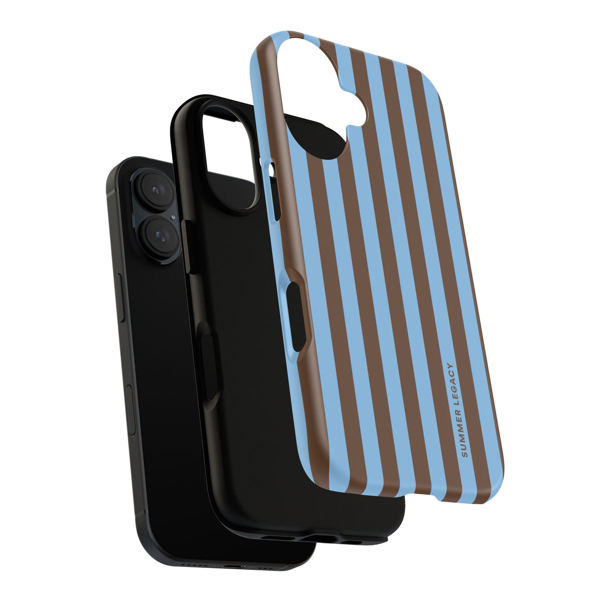 Mocha Stripe iPhone Case