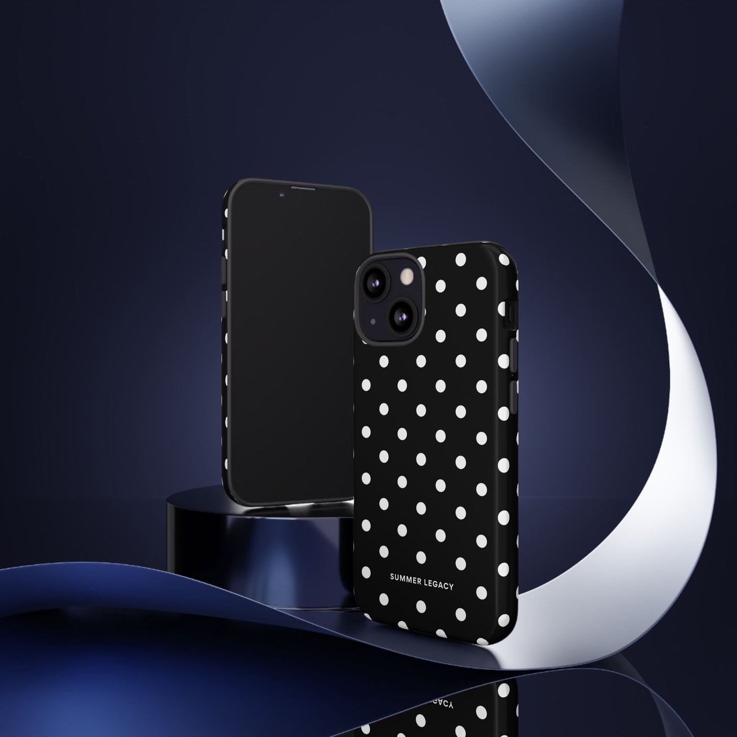 Ebony Polka Dot iPhone Case