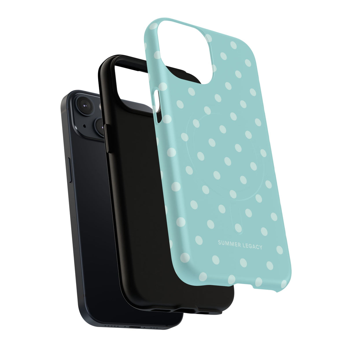 Teal Polka Dot MagSafe Case