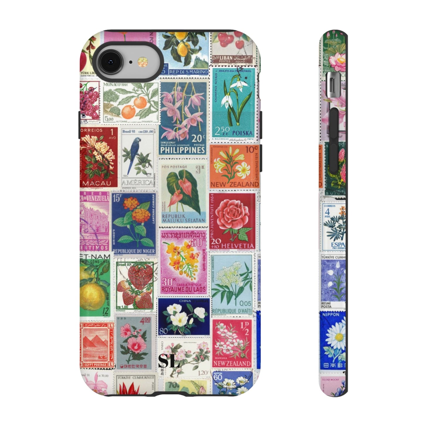 Postcard Stamps iPhone Case