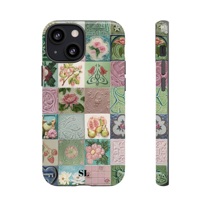 Garden Mosaic Tiles iPhone Case