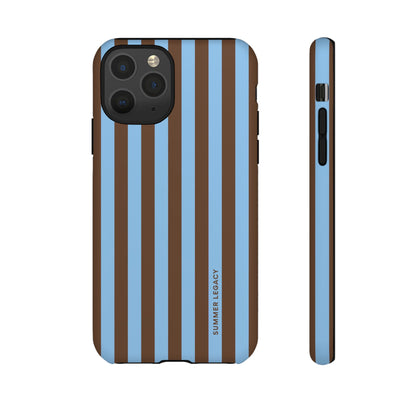 Mocha Stripe iPhone Case