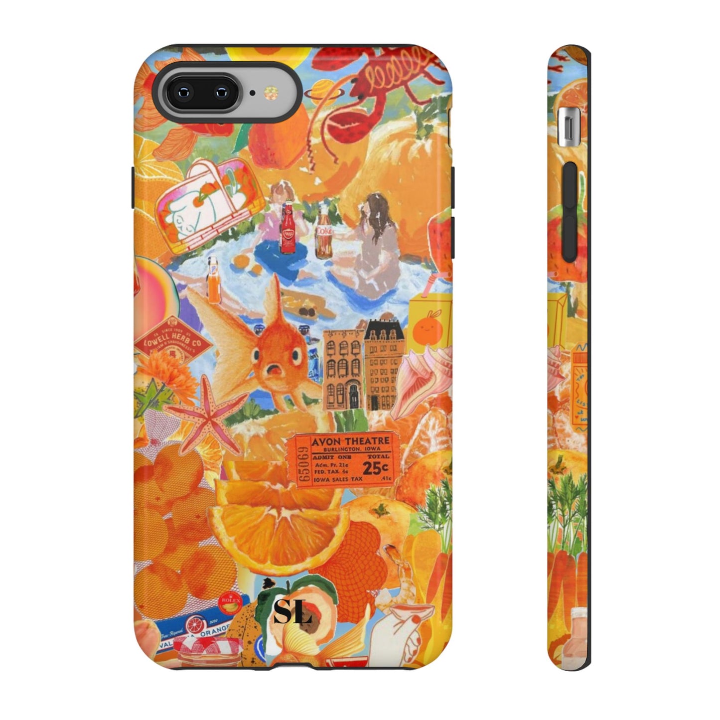 Orange Goldfish iPhone Case