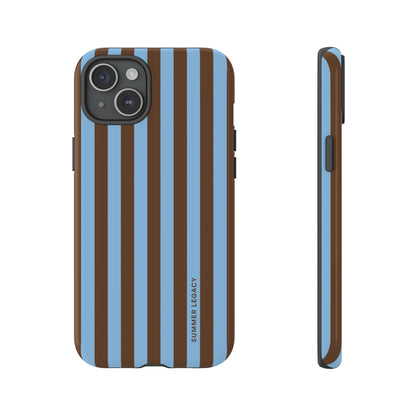 Mocha Stripe iPhone Case