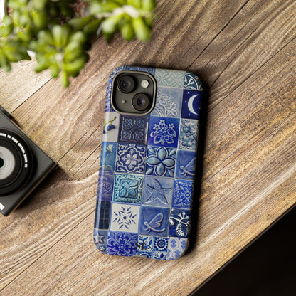 Midnight Mosaic Tiles iPhone Case