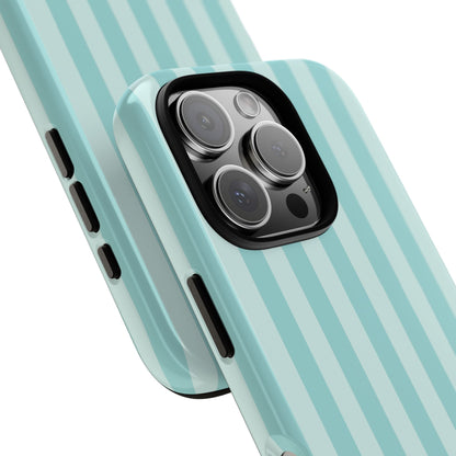 Teal Stripe iPhone Case