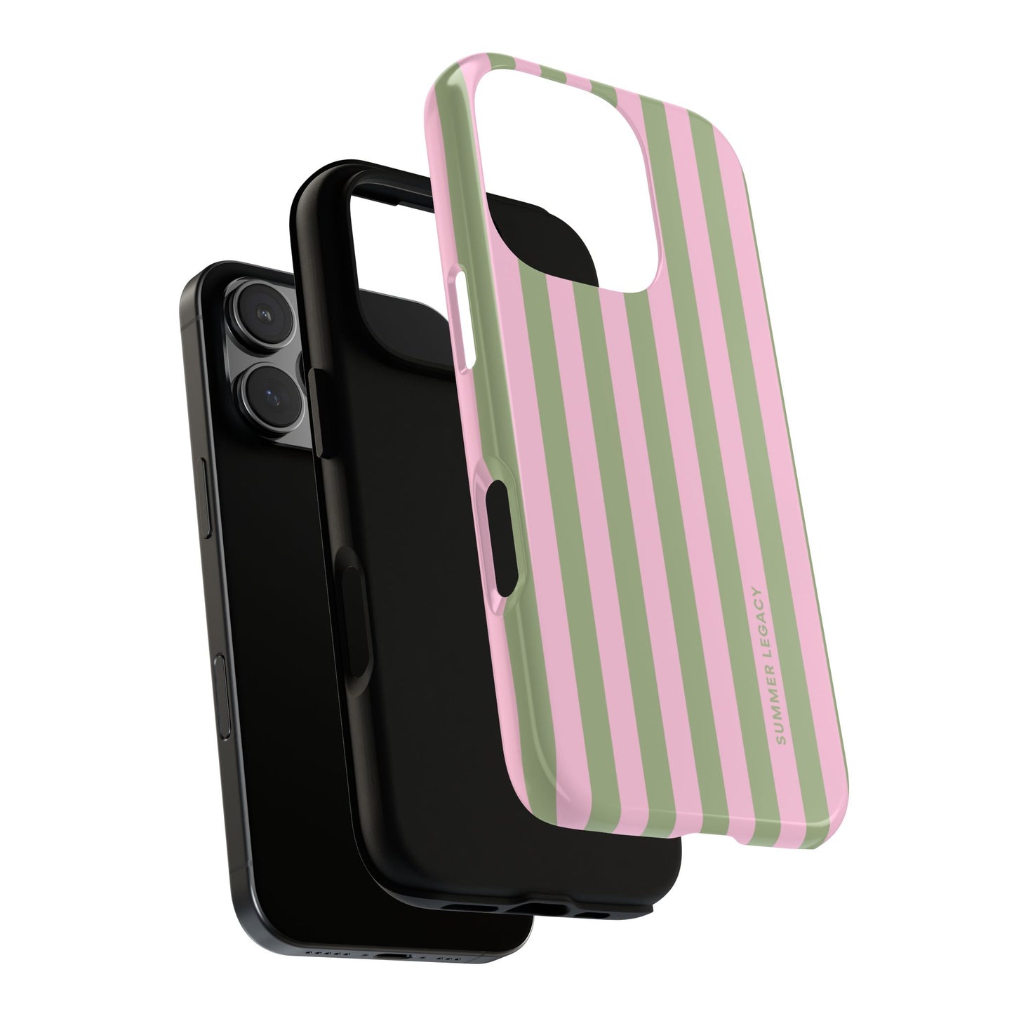 Guava Stripe iPhone Case