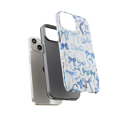 Blue Bows iPhone Case