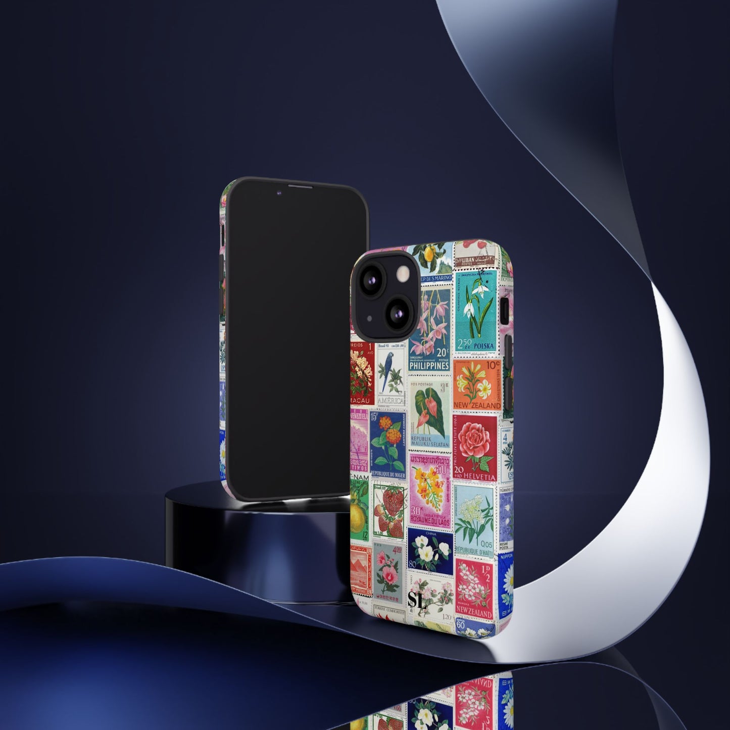 Postcard Stamps iPhone Case