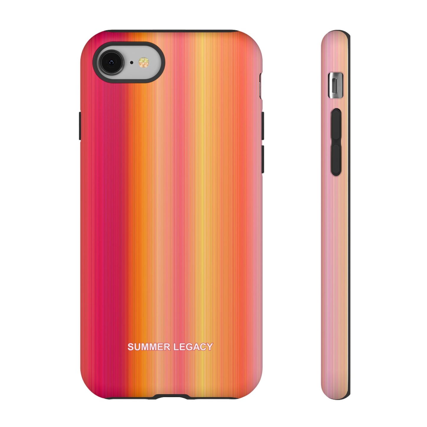 Amber Glow Ombre Stripe iPhone Case