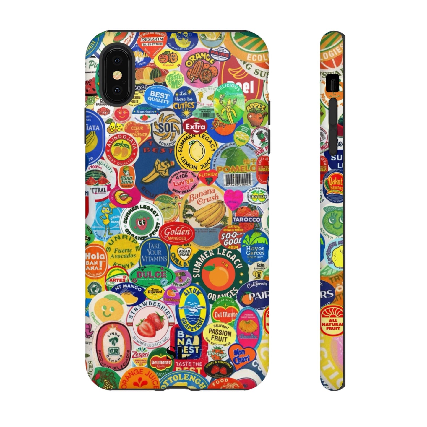 Fruit Stickers iPhone Case