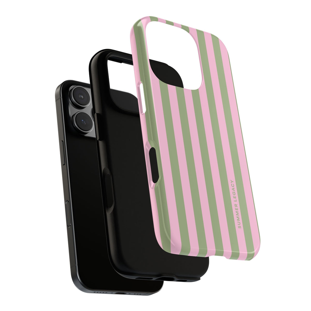 Guava Stripe iPhone Case