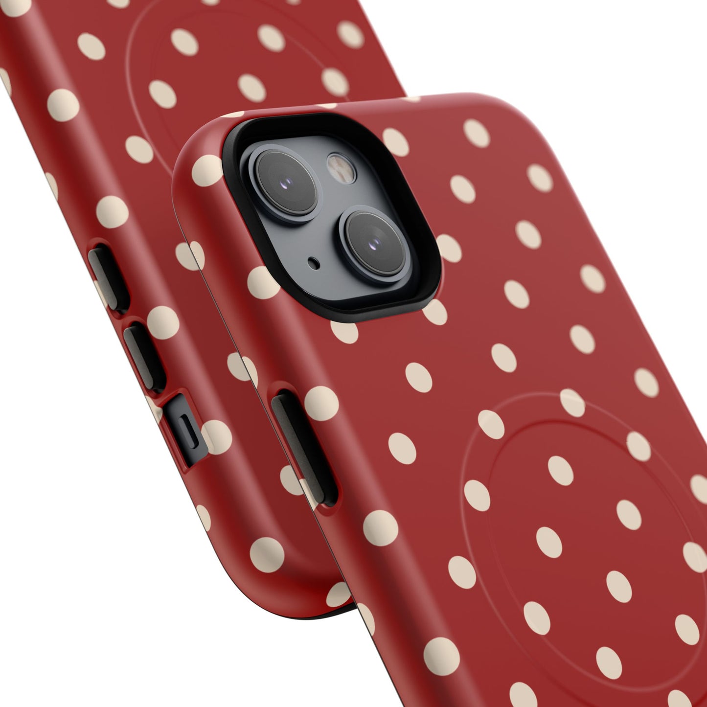 Crimson Polka Dot MagSafe Case