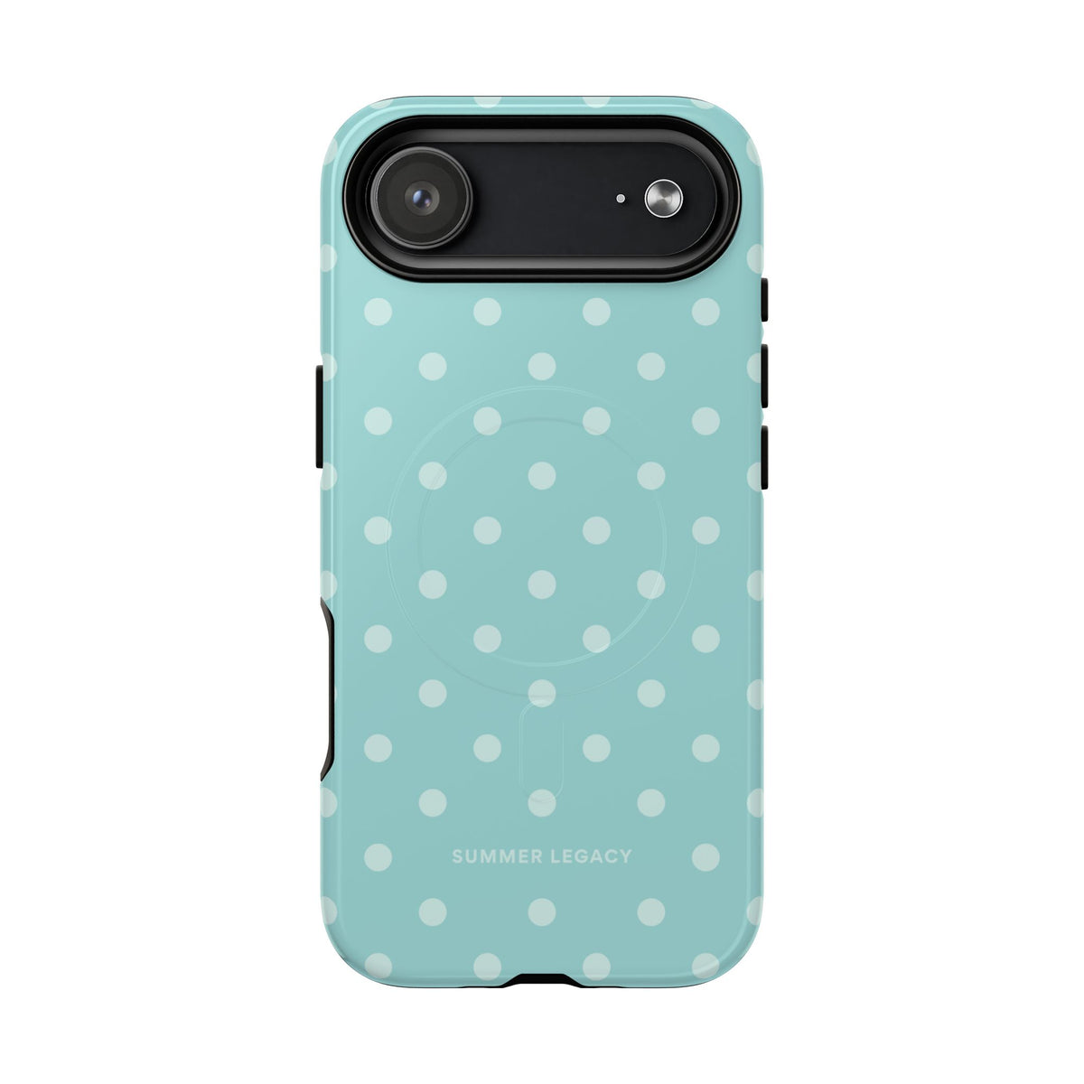 Teal Polka Dot MagSafe Case