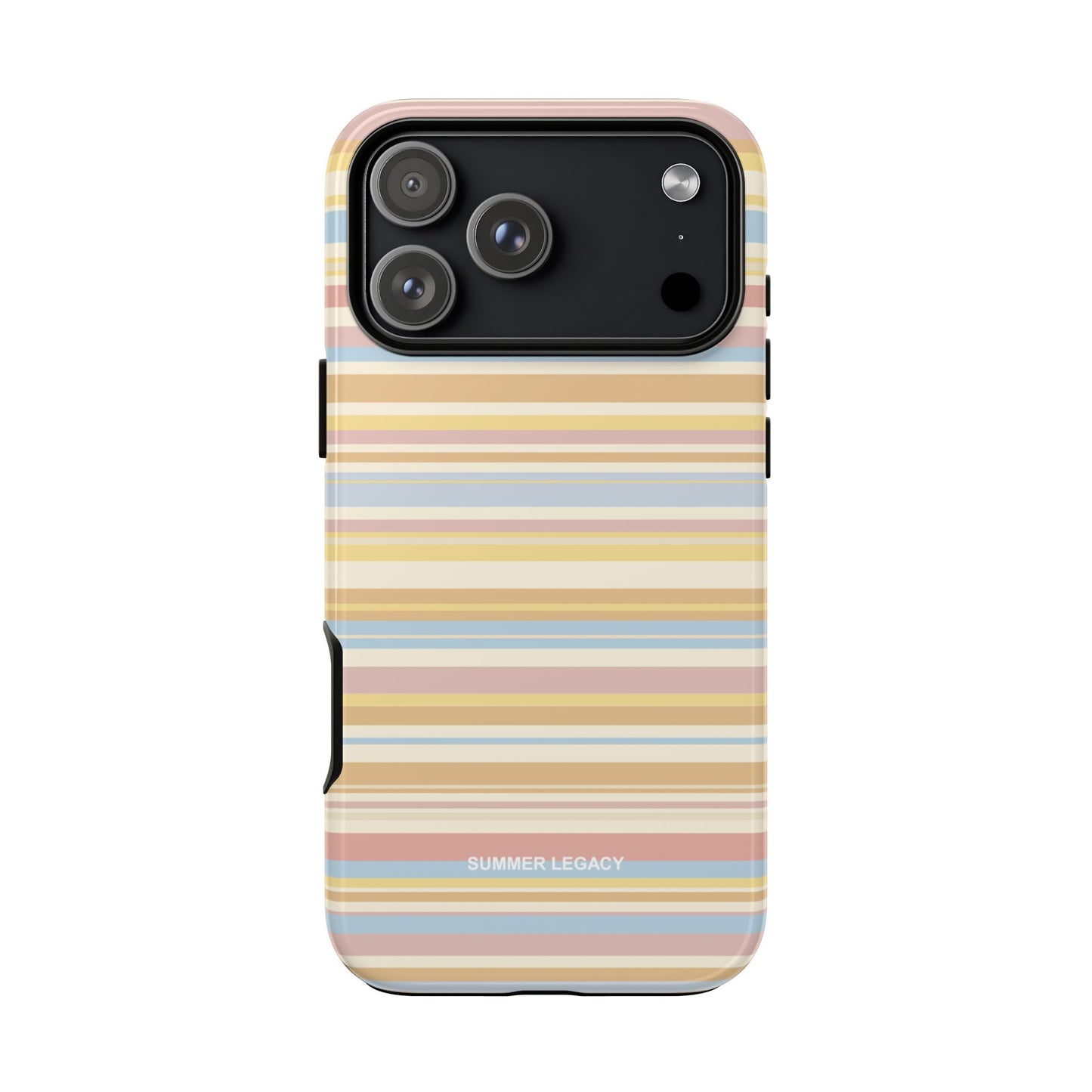 Lychee Multi-stripe iPhone Case