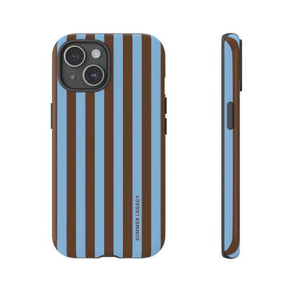 Mocha Stripe iPhone Case