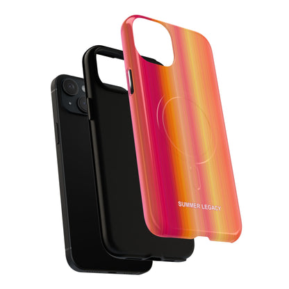 Amber Glow Ombre Stripe MagSafe Case