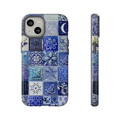 Midnight Mosaic Tiles iPhone Case