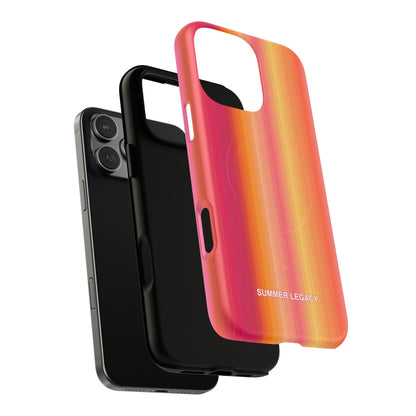 Amber Glow Ombre Stripe MagSafe Case