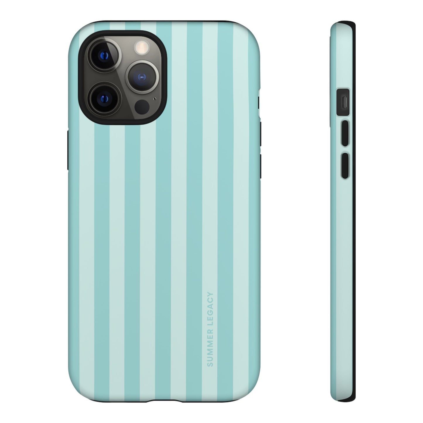 Teal Stripe iPhone Case