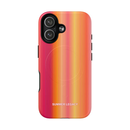 Amber Glow Ombre Stripe MagSafe Case