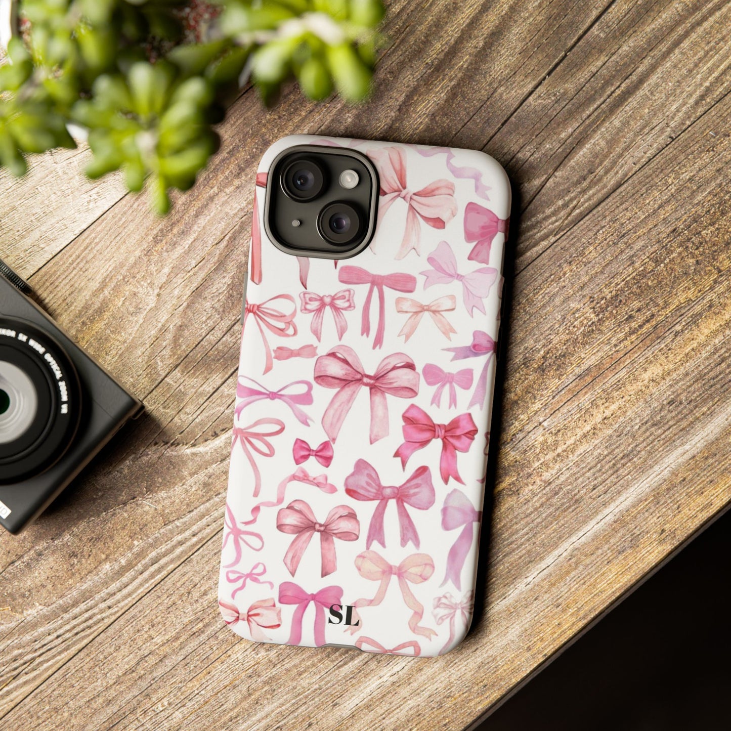 Pink Bows iPhone Case