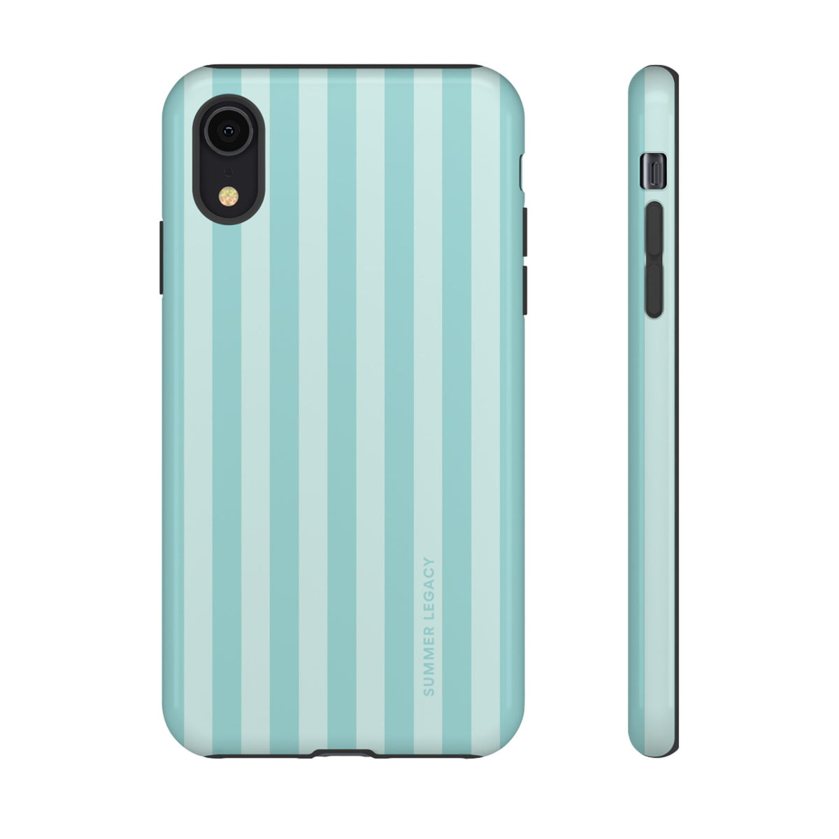 Teal Stripe iPhone Case