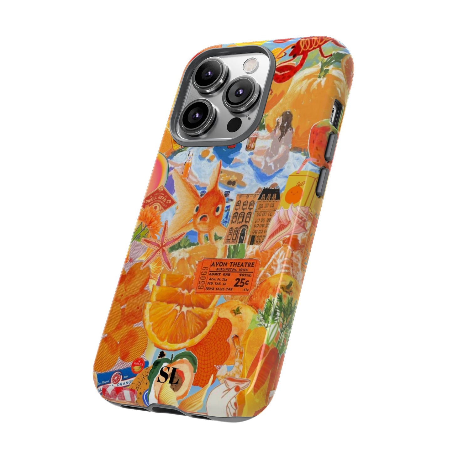Orange Goldfish iPhone Case
