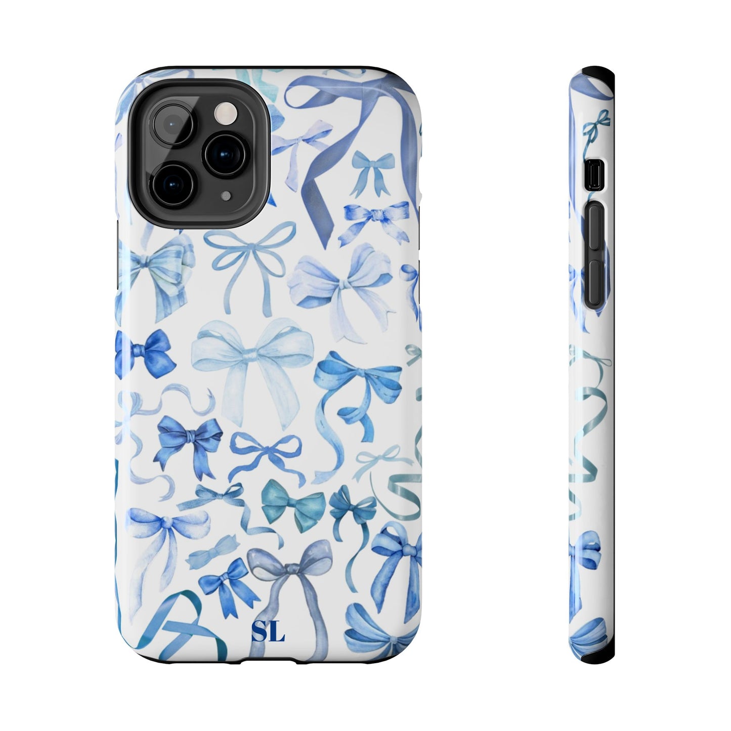 Blue Bows iPhone Case