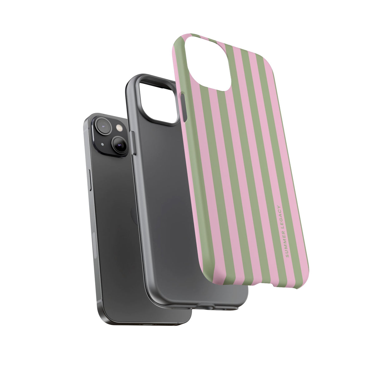 Guava Stripe iPhone Case
