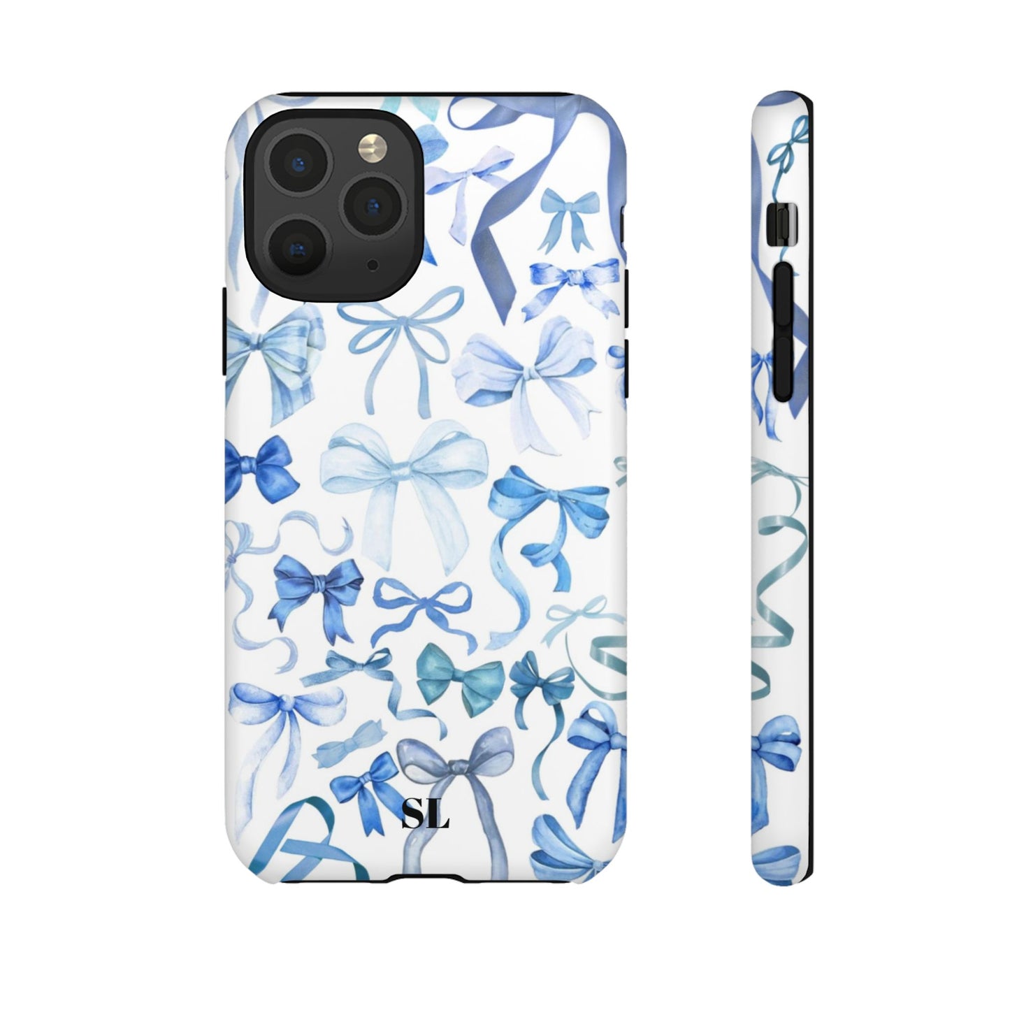 Blue Bows iPhone Case