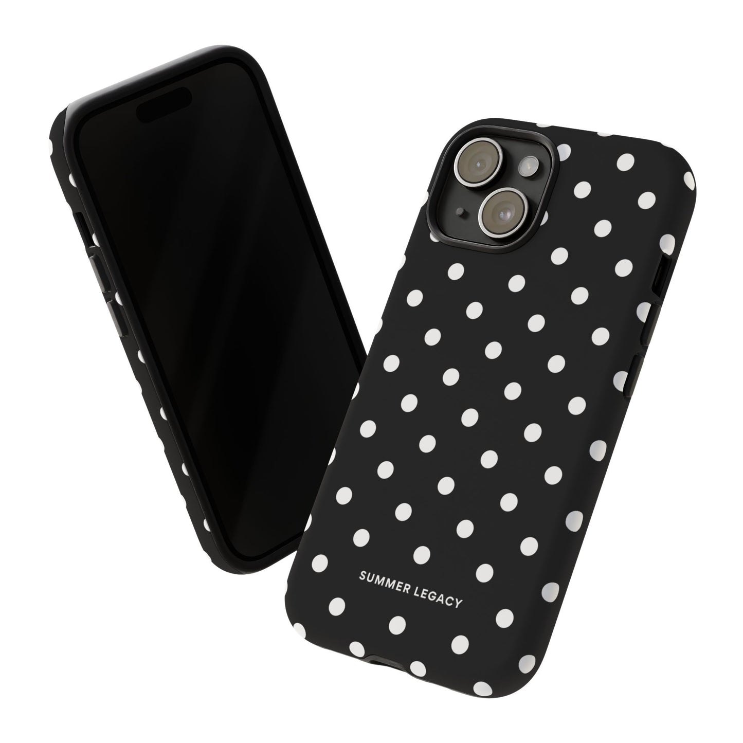 Ebony Polka Dot iPhone Case