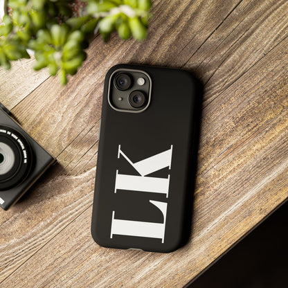Ebony Custom Initial iPhone Case