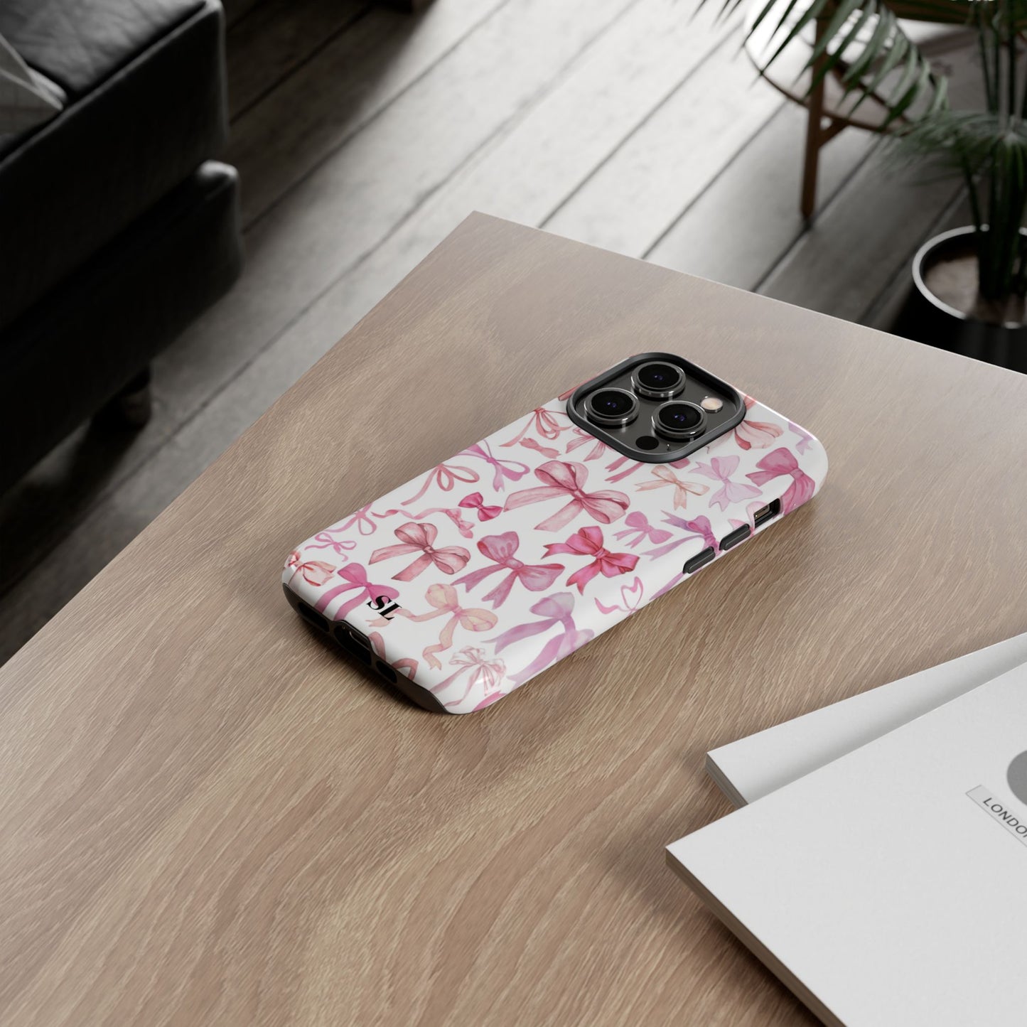 Pink Bows iPhone Case