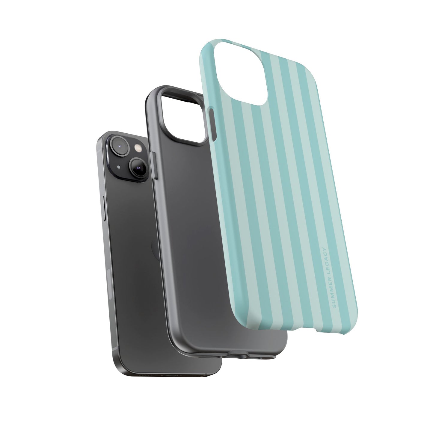 Teal Stripe iPhone Case