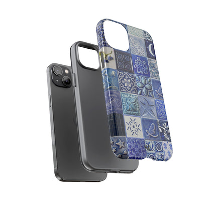 Midnight Mosaic Tiles iPhone Case