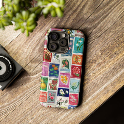Postcard Stamps iPhone Case