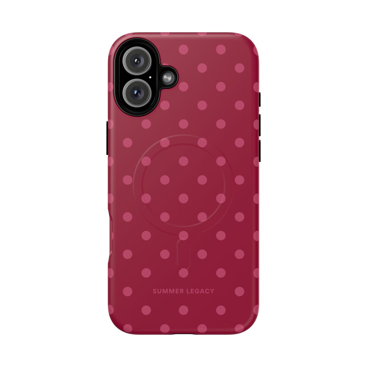 Berry Polka Dot MagSafe Case