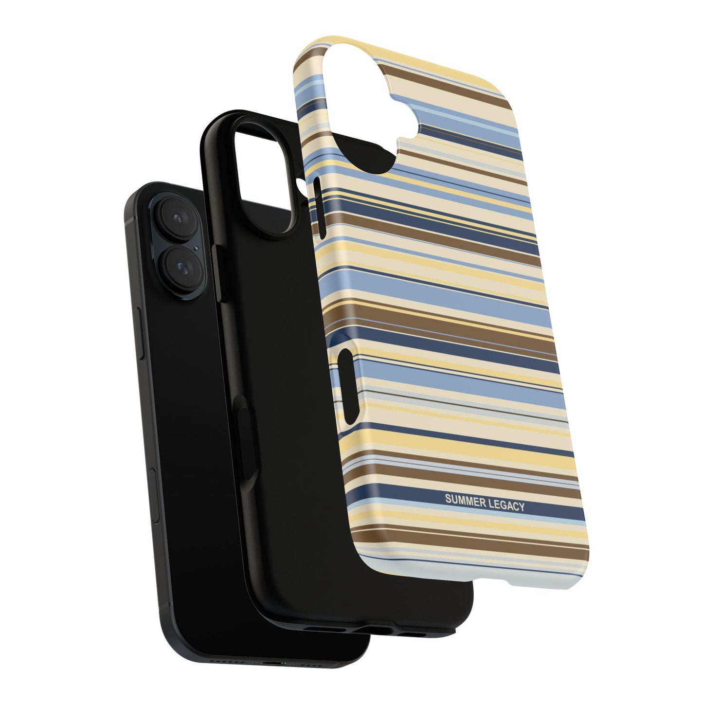 Coconut Multi-stripe iPhone Case