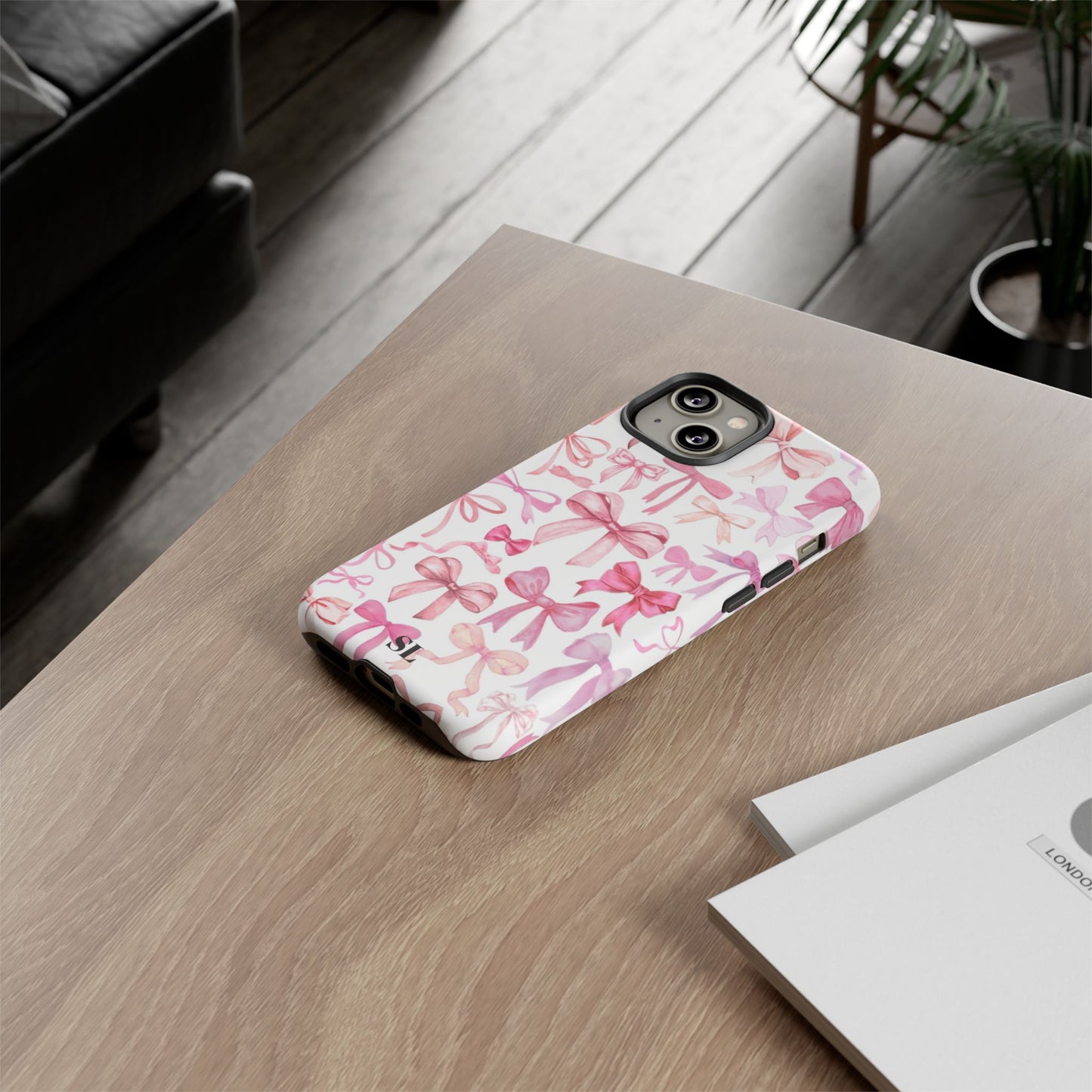 Pink Bows iPhone Case