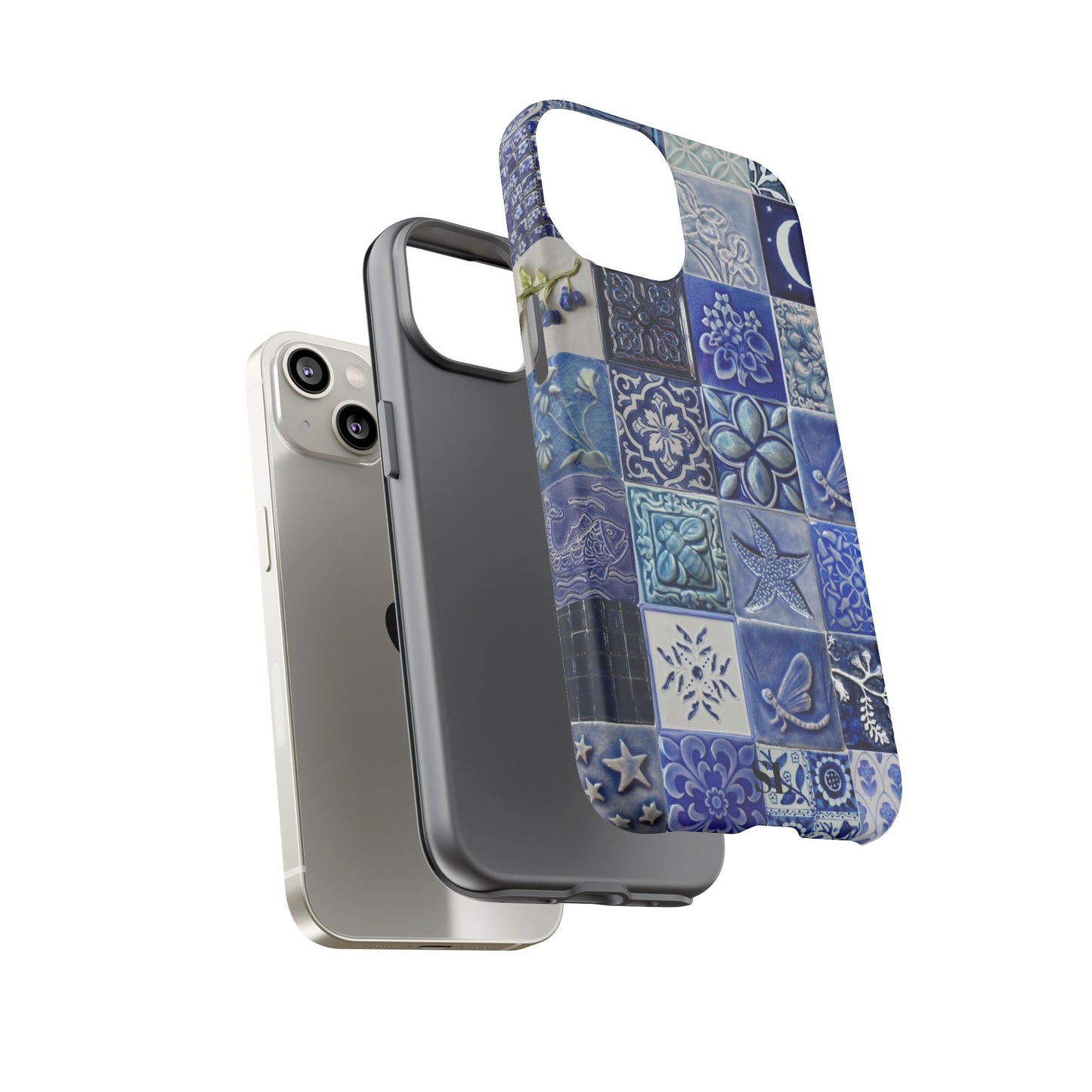 Midnight Mosaic Tiles iPhone Case