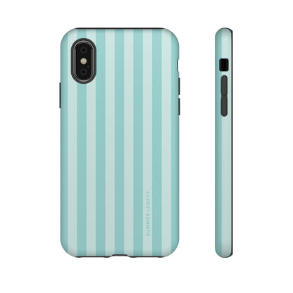 Teal Stripe iPhone Case