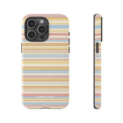 Lychee Multi-stripe iPhone Case