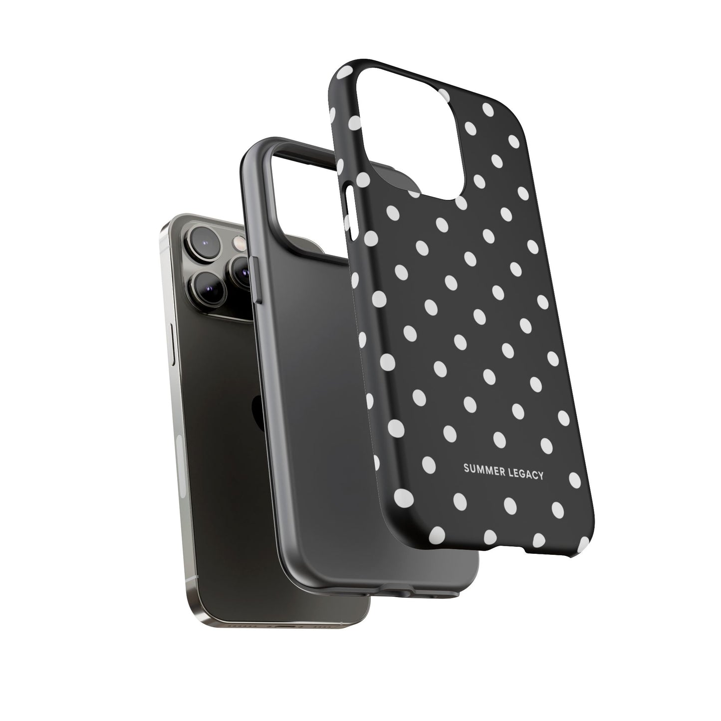 Ebony Polka Dot iPhone Case