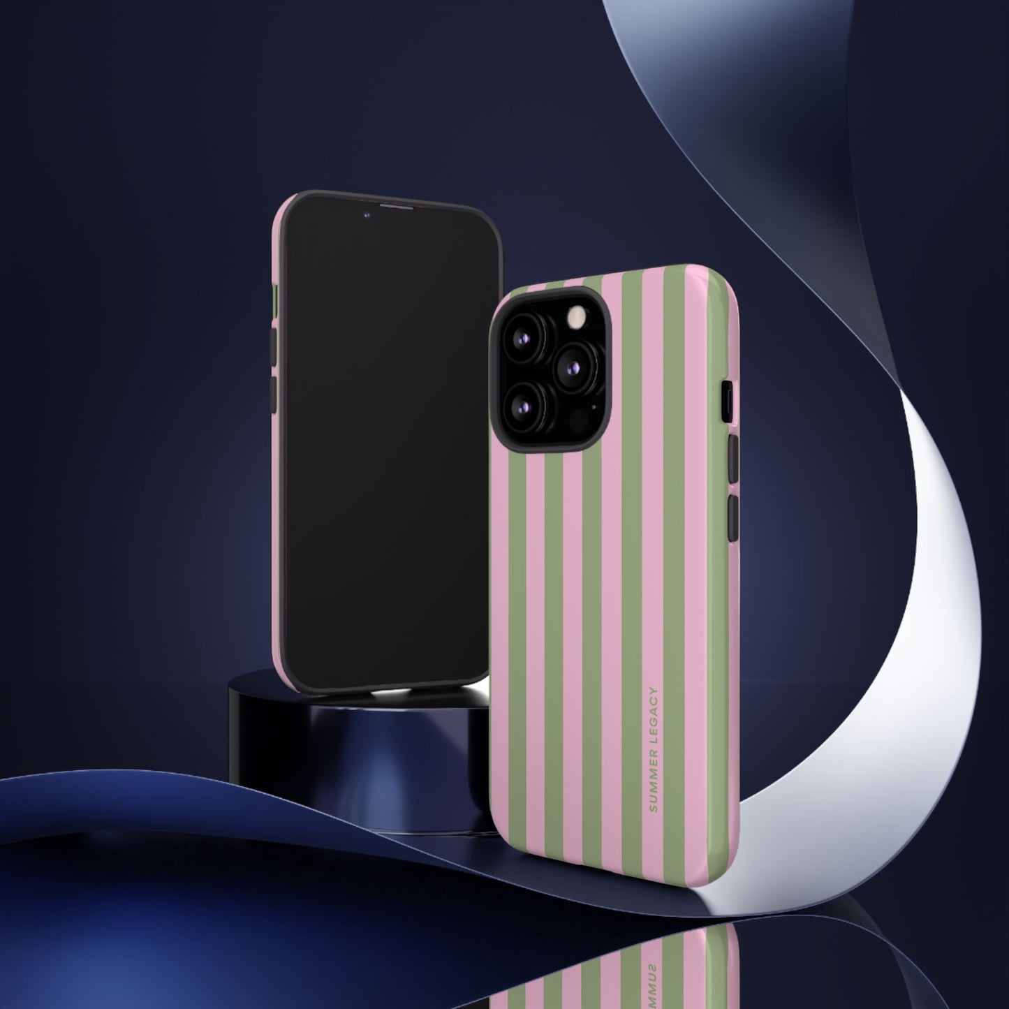 Guava Stripe iPhone Case