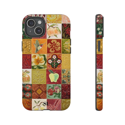 Orchard Mosaic Tiles iPhone Case