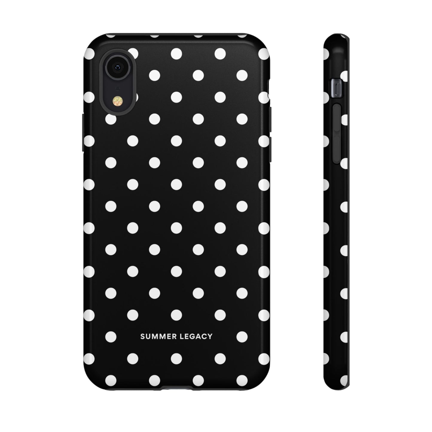 Ebony Polka Dot iPhone Case