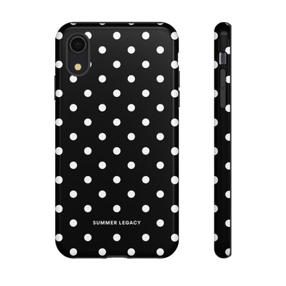 Ebony Polka Dot iPhone Case