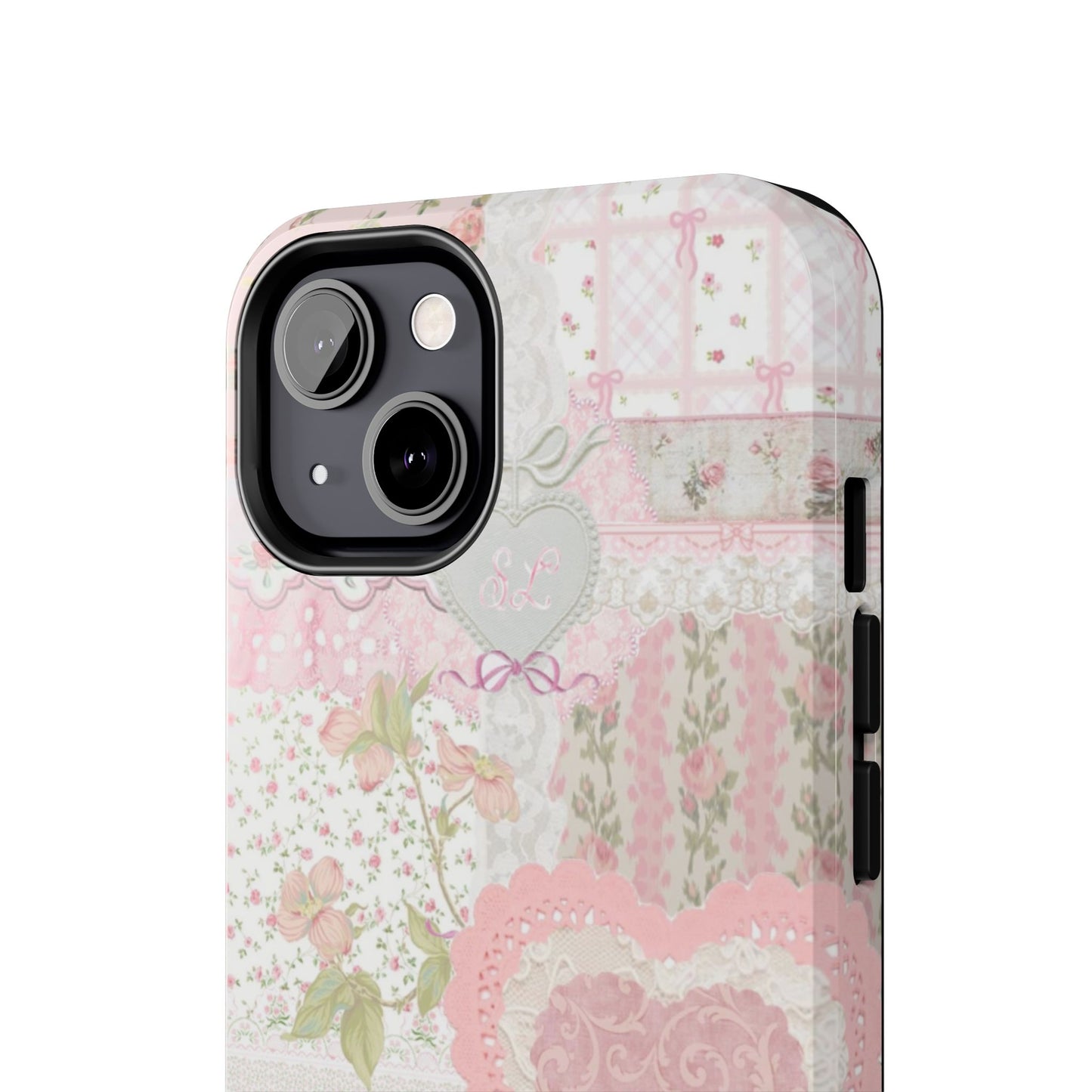 Blushing Floral Patchwork iPhone Case