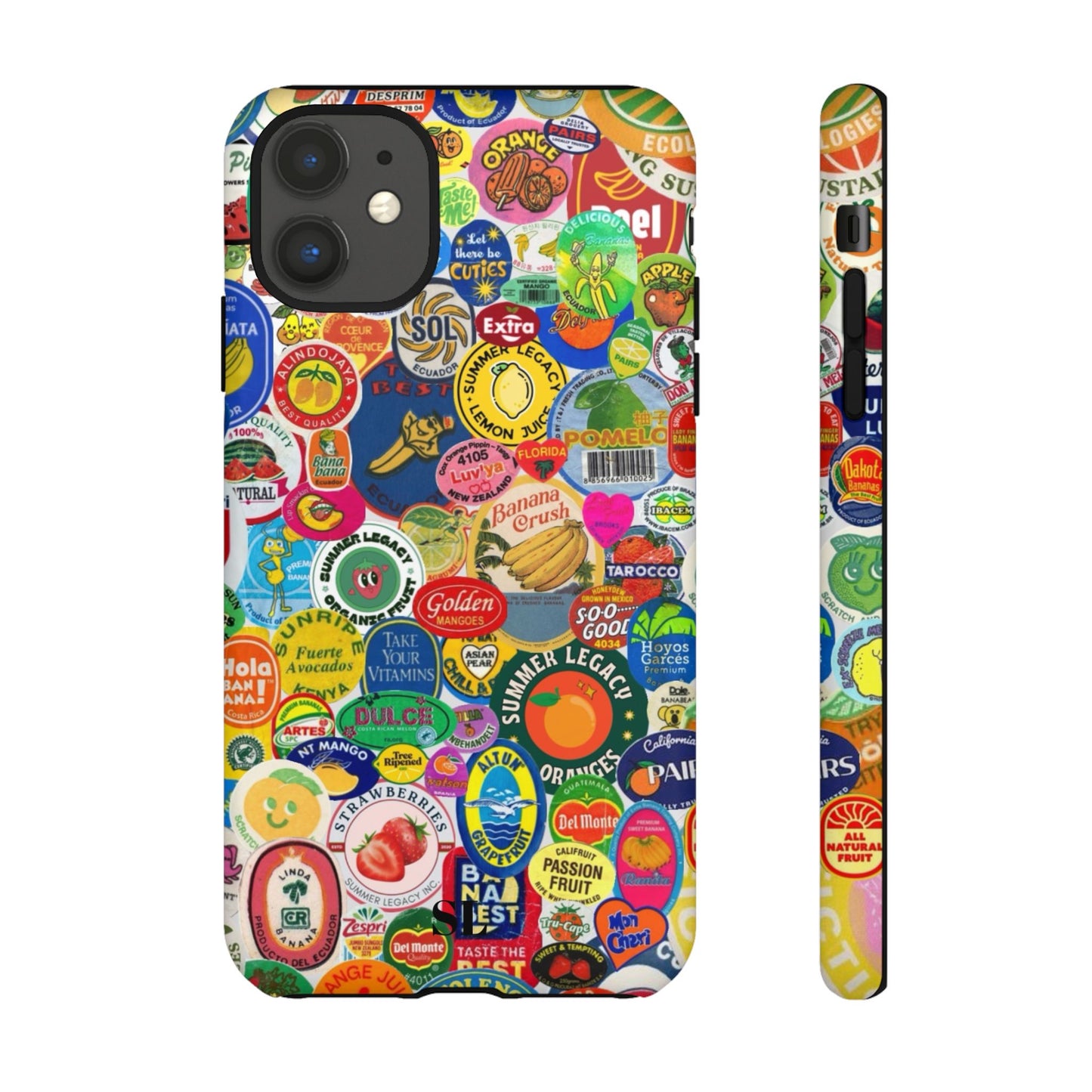 Fruit Stickers iPhone Case